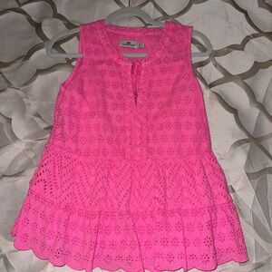 Vineyard Vines Sleeveless Peplum Top
